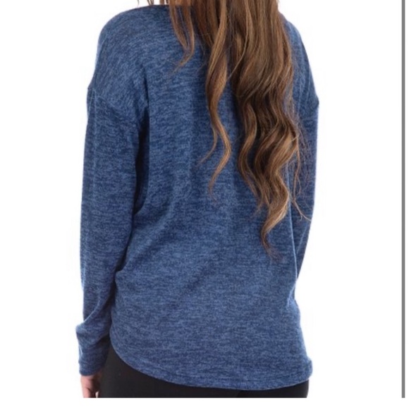 NWT| XL-2X| TCB| HAYDEN MIDNIGHT BLUE MODERN TWIST SWEATER| NWT - Picture 4 of 16